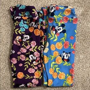 Lularoe Disney Girls Leggings L/XL